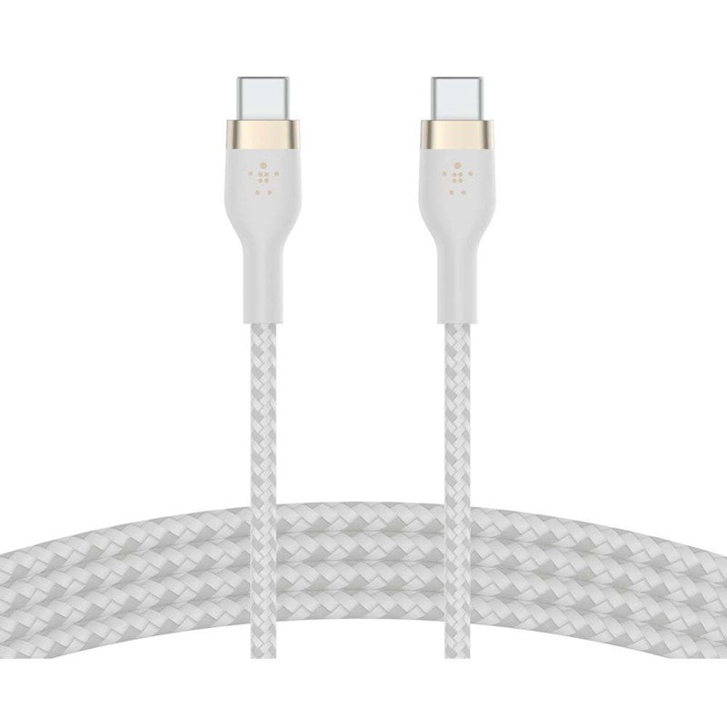 Belkin Braided Silicone Lightning USB-C to USB-C Cable - 1 M Belkin Braided Silicone Lightning USB-C to USB-C Cable - 1 M